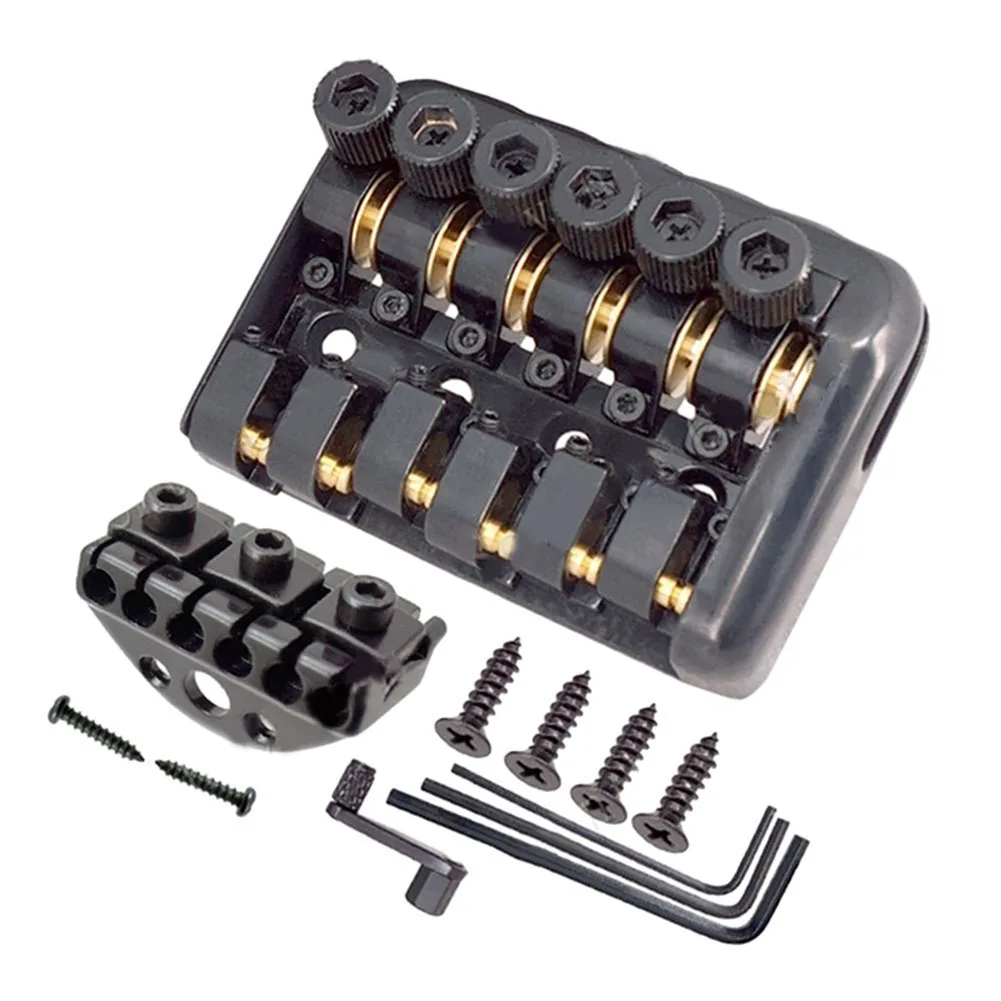 Headless Guitar String Fixed Bridge Zinc Alloy+Iron 2.97 X 2.18inch 6 String 75.5 X 55.5mm Bridge Electric Guitar Fixed
Headless Guitar String Fixed Bridge Zinc Alloy+Iron 2.97 X 2.18inch 6 String 75.5 X 55.5mm Bridge Electric Guitar Fixed