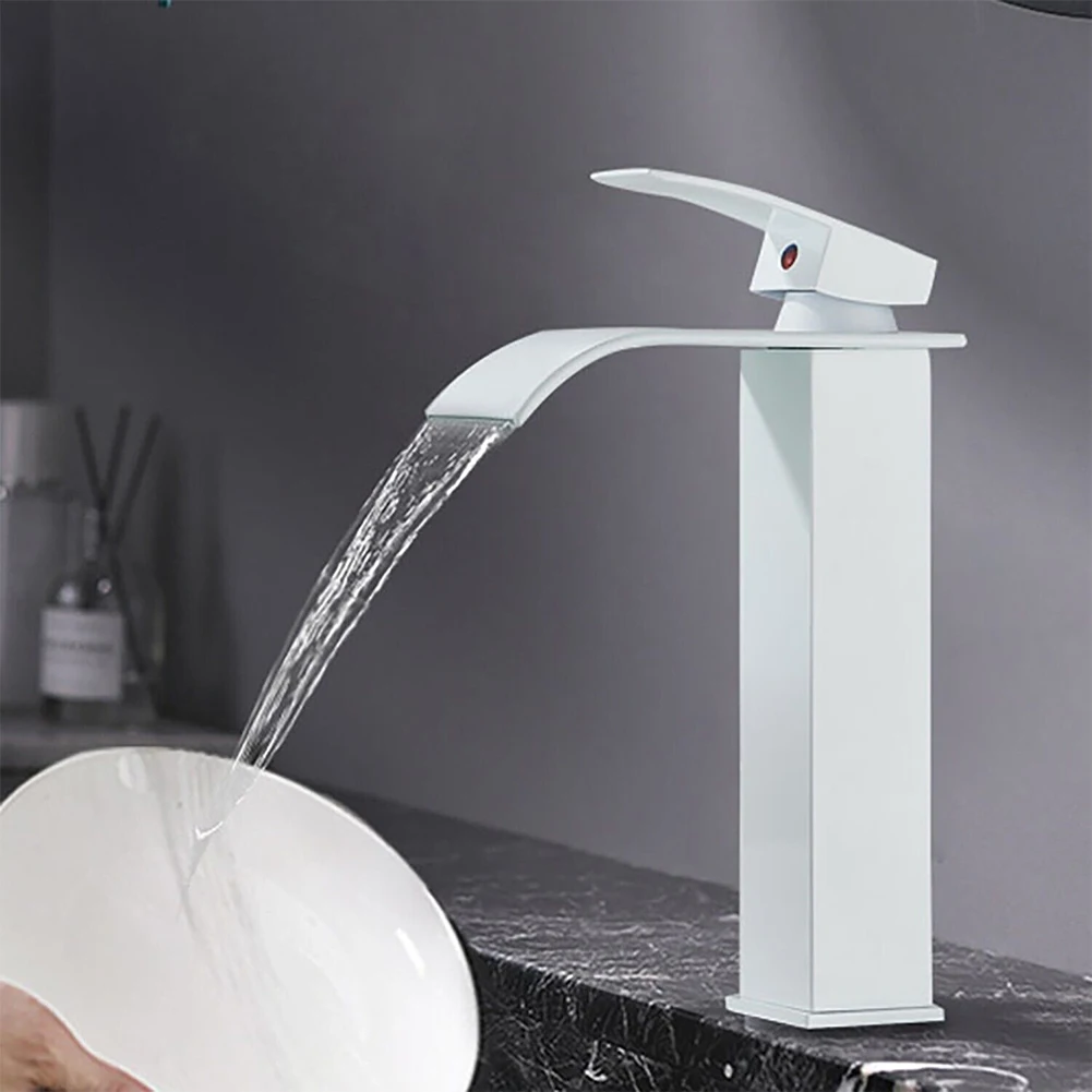 Bathroom Basin Faucet Waterfall Deck Mounted Cold And Hot Water Mixer Tap Stainless Steel Bathroom Sink Bathtub Faucets
Bathroom Basin Faucet Waterfall Deck Mounted Cold And Hot Water Mixer Tap Stainless Steel Bathroom Sink Bathtub Faucets