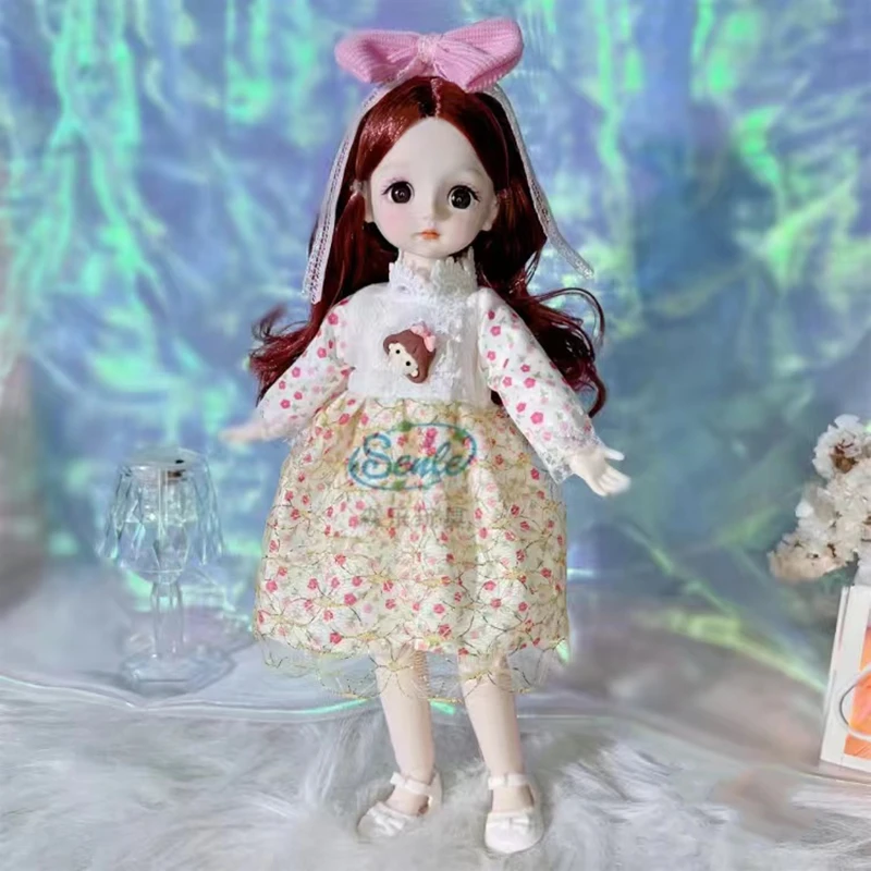 30cm Kawaii BJD Doll Girl 6 Points Joint Movable Doll with Fashion Clothes Soft Hair Dress Up Girl Toys Birthday Gift Doll New
30cm Kawaii BJD Doll Girl 6 Points Joint Movable Doll with Fashion Clothes Soft Hair Dress Up Girl Toys Birthday Gift Doll New