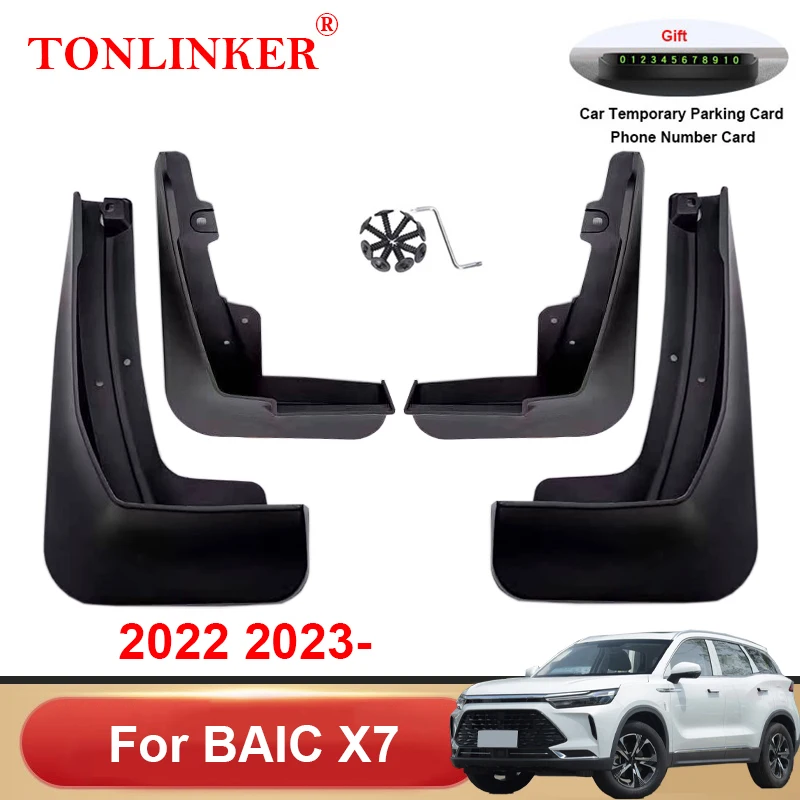 Автомобильные Брызговики TONLINKER для внедорожников Baic X7 2022 2023 dct, брызговики, брызговики, передние и задние брызговики, автомобильные аксессуары
Автомобильные Брызговики TONLINKER для внедорожников Baic X7 2022 2023 dct, брызговики, брызговики, передние и задние брызговики, автомобильные аксессуары