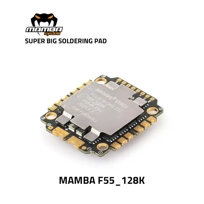 Diatone FPV Drone MAMBA F55_128K BL32 4IN1 ESC 55A 6S Quadcopter Parts Electronic Speed Controller BLHeli_S
Diatone FPV Drone MAMBA F55_128K BL32 4IN1 ESC 55A 6S Quadcopter Parts Electronic Speed Controller BLHeli_S