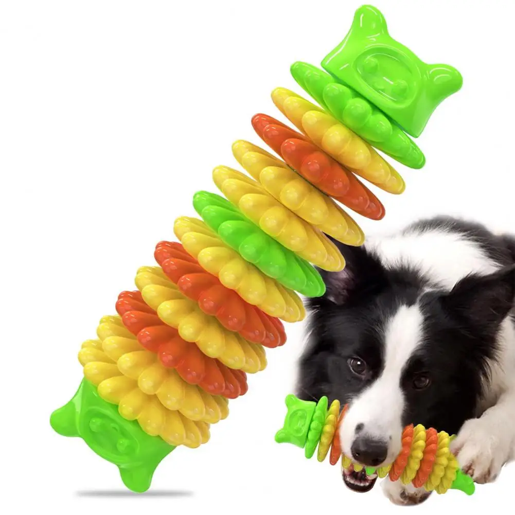 

Dog Chew Toy Dental Health Tooth Cleaning Massager Rubber Indestructible Dog Teething Toys Bite-resistant Dog Molar Stick