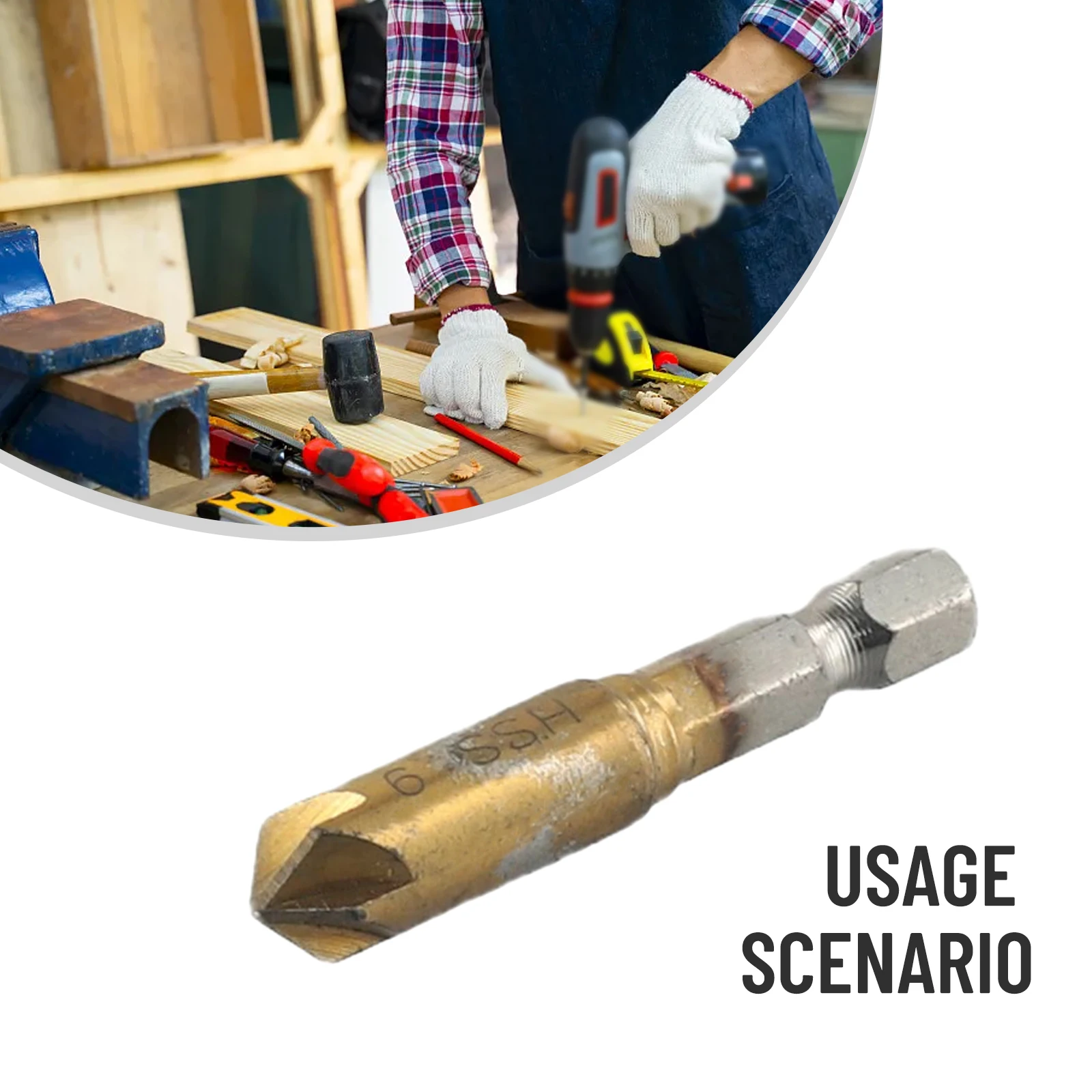 Countersink Drill Bit Woodworking Hole Opener Countersink Drill Chamfering Tool Deburring Cutter Tool Accessories
Countersink Drill Bit Woodworking Hole Opener Countersink Drill Chamfering Tool Deburring Cutter Tool Accessories