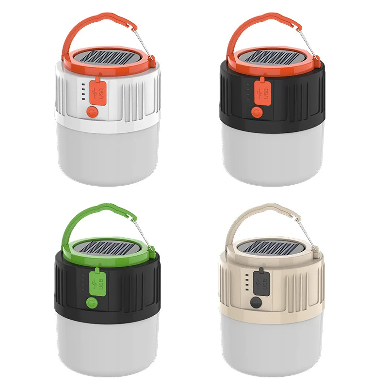 

Mobile Outdoor Lantern USB Rechargeable Solar Panel Remote Controlled Campsite Light Night Market Emergency Lamp