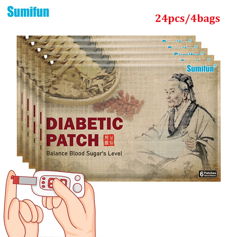 24Pcs/4Bags Sumifun Diabetic Patch Treat Diabetes Balance Blood Sugar Reduce Glucose Care Medical Plaster Chinese Herbal Sticker
24Pcs/4Bags Sumifun Diabetic Patch Treat Diabetes Balance Blood Sugar Reduce Glucose Care Medical Plaster Chinese Herbal Sticker