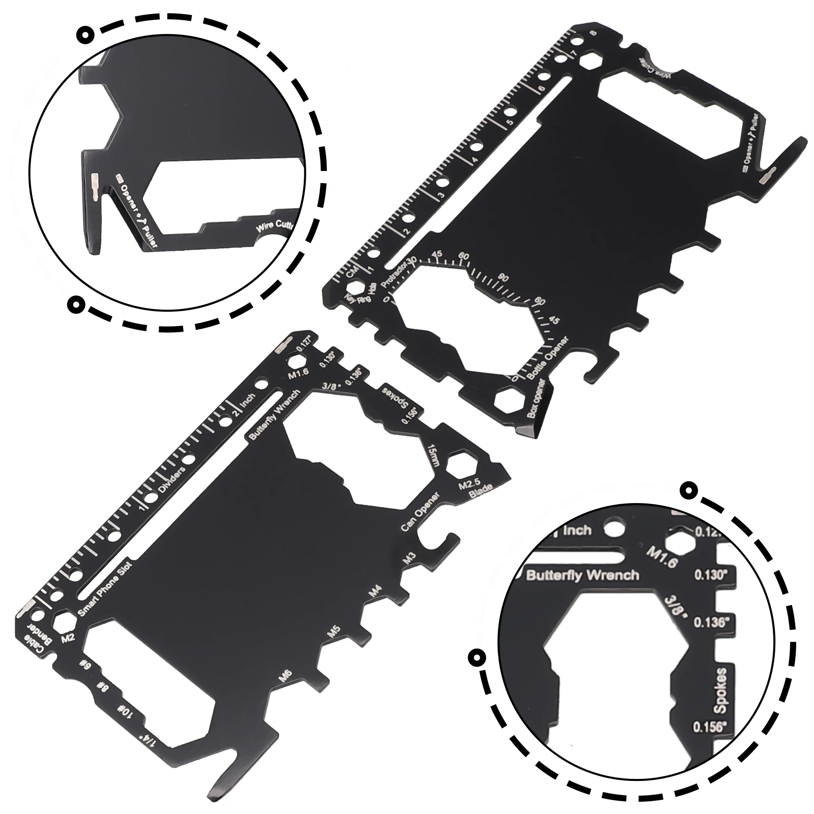 Repair Tool Gadgets Tool Card 2 Pcs 420 Stainless Steel 88 * 55 * 1.2mm Accessories Black Multi-Purpose Useful
Repair Tool Gadgets Tool Card 2 Pcs 420 Stainless Steel 88 * 55 * 1.2mm Accessories Black Multi-Purpose Useful