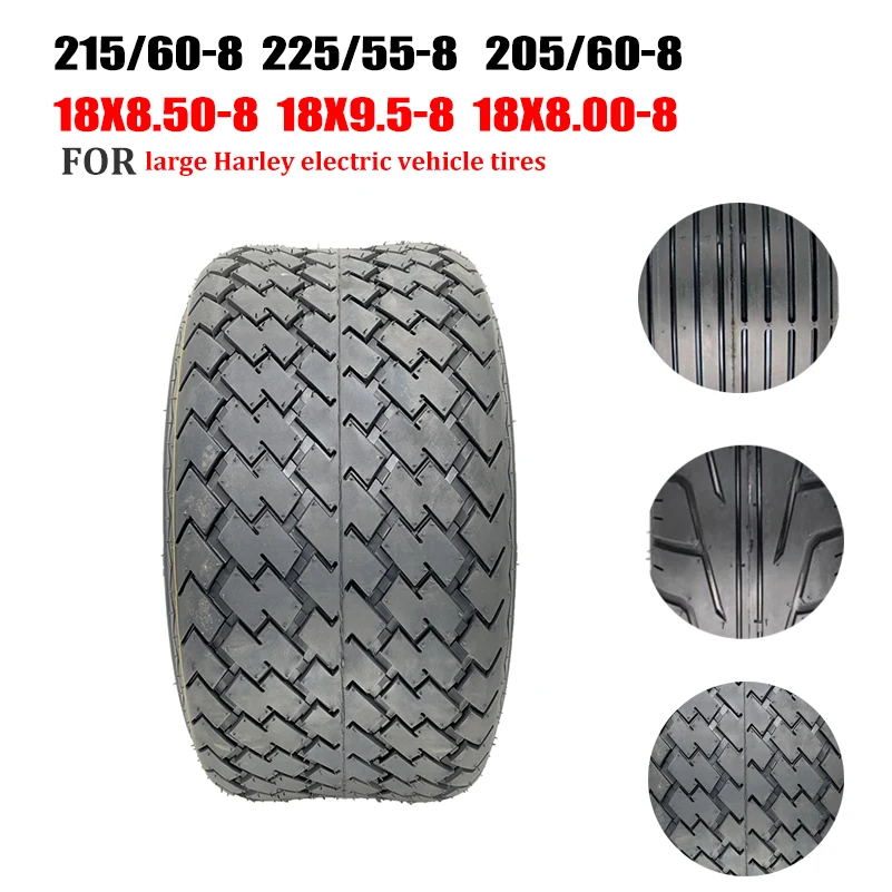 

225/55-8 18x9.50-8 225/40-10 215/40-12 вакуумная шина 8/10 дюйма переднее заднее колесо для электрического скутера Citycoco бескамерная шина