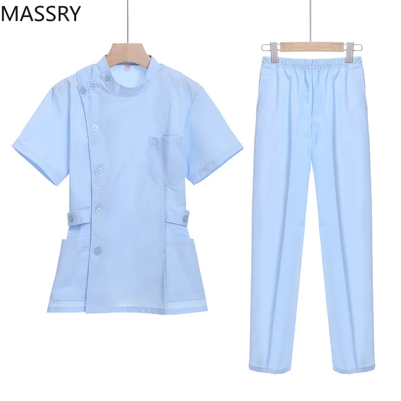 

의사 작업복 Pharmacy Pet Hospital Nurse Uniform Scrubs Set Dentistry Doctor Overalls Lab Coat Spa Uniform Medical Surgical Uniforms