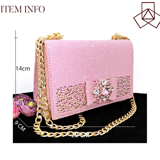 QSGDavid-Chaussures et Sac à Talons Hauts pour Femme, Produits Haut de Gamme, Même Document, Matériau Brcorporelle, ixde Mariage au Nigeria 2