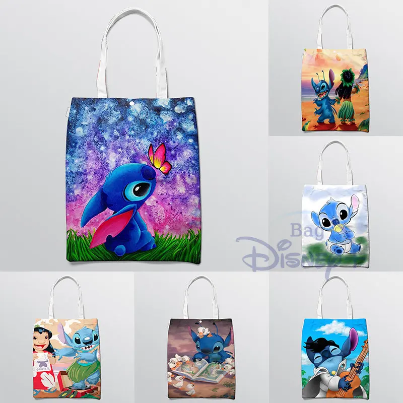 Disney Lilo y Stitch Handbag Shoulder Bags Women Shopping Tote Canvas Trendy School Beach Student Bag Large Capacity Eco Cartoon
Disney Lilo y Stitch Handbag Shoulder Bags Women Shopping Tote Canvas Trendy School Beach Student Bag Large Capacity Eco Cartoon