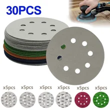 30pcs 5 Inch 125MM Sandpaper 8 Hole Sanding Discs Hook Loop Sanding Paper Sander Polishing Abrasive Tools 800-3000 Grit
30pcs 5 Inch 125MM Sandpaper 8 Hole Sanding Discs Hook Loop Sanding Paper Sander Polishing Abrasive Tools 800-3000 Grit