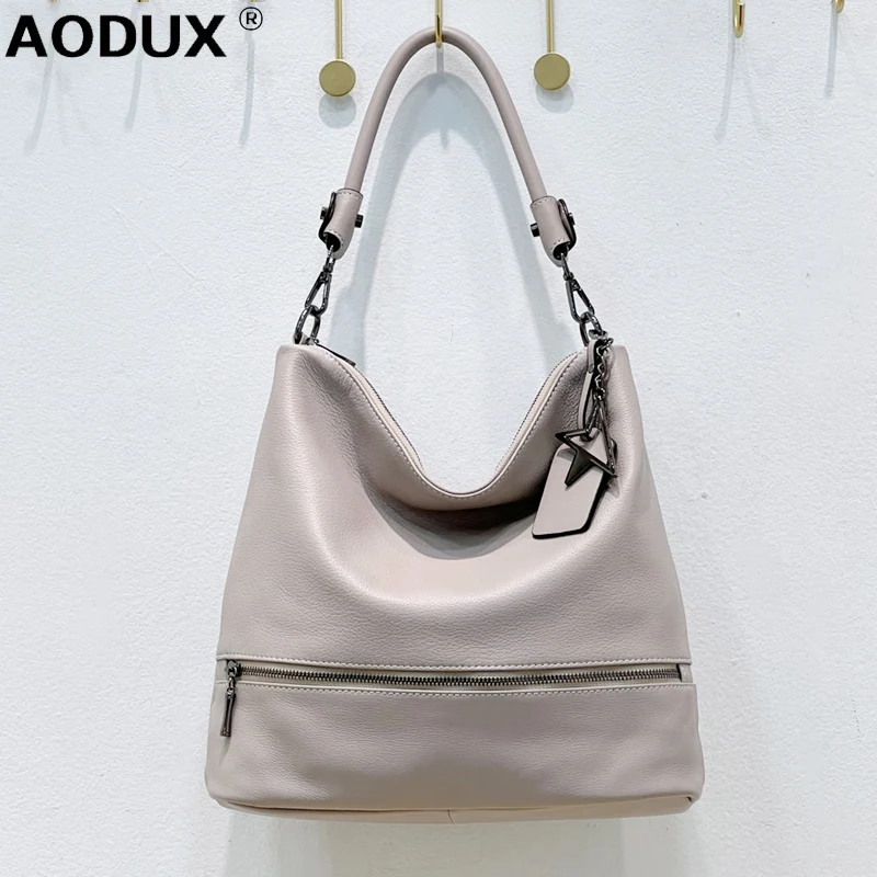 AODUX Soft Genuine Cow Leather Calfskin Women Shoulder Bag Handbag First Layer Cowhide Messenger Long Strap Phone Bags Satchel
AODUX Soft Genuine Cow Leather Calfskin Women Shoulder Bag Handbag First Layer Cowhide Messenger Long Strap Phone Bags Satchel