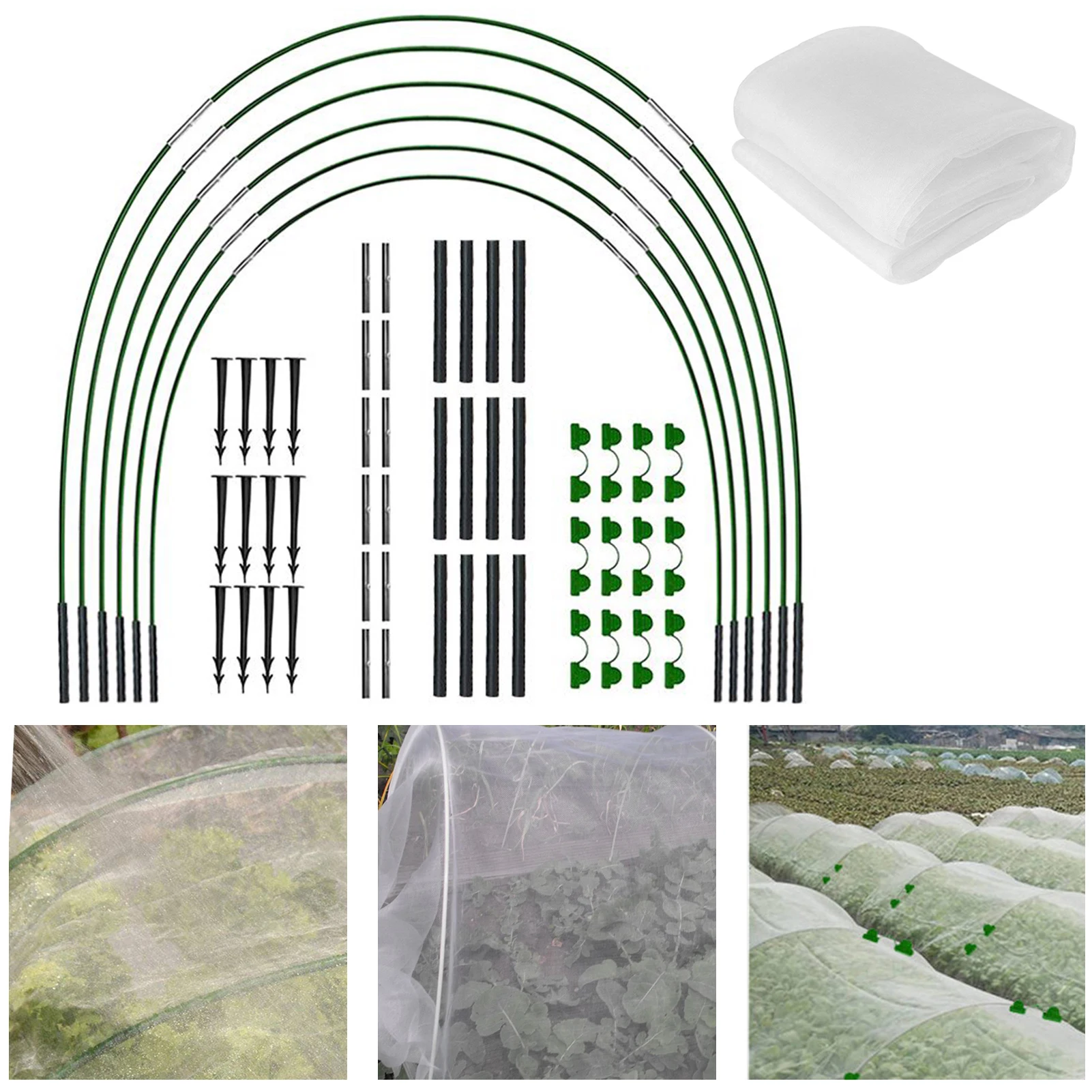 Garden Indoor Outdoor Net Effective Greenhouse Tool & Easy to Install for DIY Your Own Planting Tunnel
Garden Indoor Outdoor Net Effective Greenhouse Tool & Easy to Install for DIY Your Own Planting Tunnel