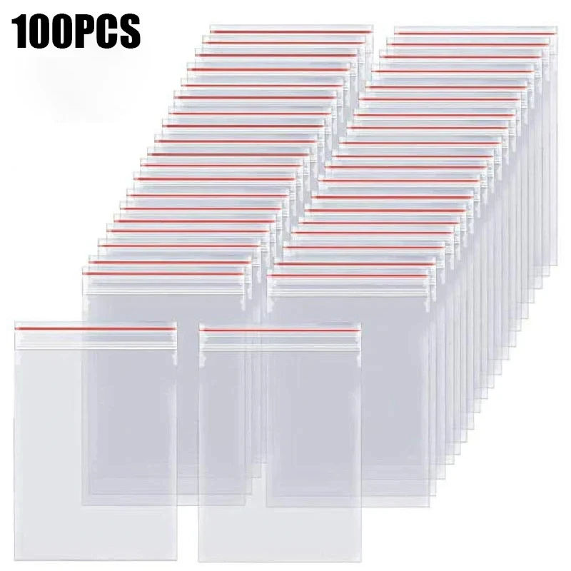 100pcs Simple Transparent Plastic PE Ziplock Bags Card Photo Battery Small Items Dust-proof Seal Bags Express Mail Packing Bag
100pcs Simple Transparent Plastic PE Ziplock Bags Card Photo Battery Small Items Dust-proof Seal Bags Express Mail Packing Bag