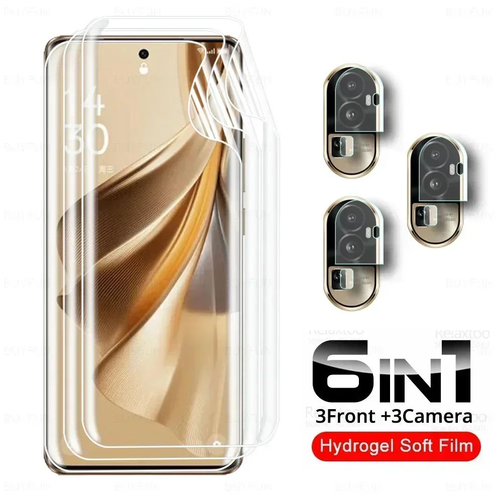 Для Oppo Reno10 Pro + 5G Гидрогелевая пленка 6 в 1 Защитное стекло для камеры Orro Appo Reno 10 Pro Plus 10Pro Reno10Pro 2023 CPH2521
Для Oppo Reno10 Pro + 5G Гидрогелевая пленка 6 в 1 Защитное стекло для камеры Orro Appo Reno 10 Pro Plus 10Pro Reno10Pro 2023 CPH2521