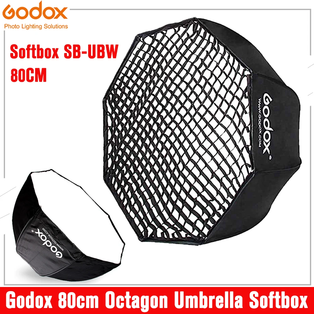 Godox 80cm Octagon Umbrella Softbox SB-UBW 80cm Soft Box for Canon Nikon Godox Yongnuo Flash Speedlight 
Godox 80cm Octagon Umbrella Softbox SB-UBW 80cm Soft Box for Canon Nikon Godox Yongnuo Flash Speedlight