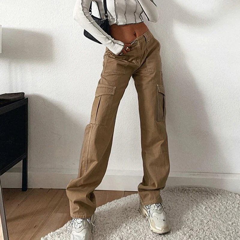 Spring Streetwear Loose Denim Jeans European and American Low Waist Cargo Pants Women Fashion Solid Jeans Vaqueros Mujer 24719
Spring Streetwear Loose Denim Jeans European and American Low Waist Cargo Pants Women Fashion Solid Jeans Vaqueros Mujer 24719