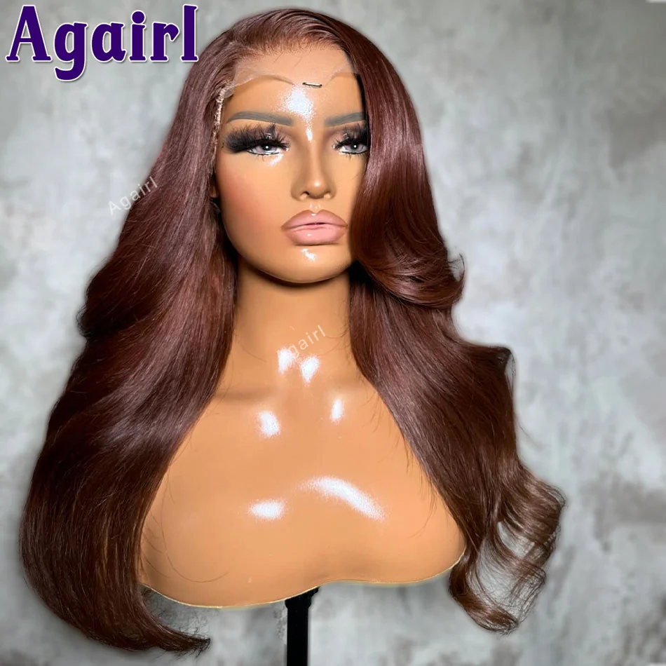 200% Chocolate Brown Ready To Go 6X4 Lace Closure Human Hair Wigs Transparent 13x4 13x6 Lace Front Body Wave Wig for Black Women
200% Chocolate Brown Ready To Go 6X4 Lace Closure Human Hair Wigs Transparent 13x4 13x6 Lace Front Body Wave Wig for Black Women