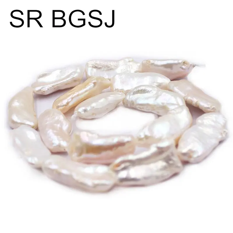 9x26mm Big Large Baroque Biwa White Natural Freshwater Pearl Findings Beads Strand 15"
9x26mm Big Large Baroque Biwa White Natural Freshwater Pearl Findings Beads Strand 15"