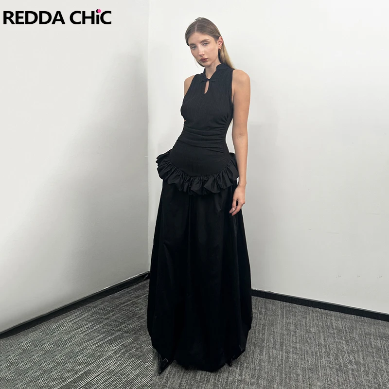 Женское однотонное вечернее платье REDDACHiC, нео-китайское платье-Ципао с вырезом, без рукавов, длинное летнее праздничное платье
Женское однотонное вечернее платье REDDACHiC, нео-китайское платье-Ципао с вырезом, без рукавов, длинное летнее праздничное платье