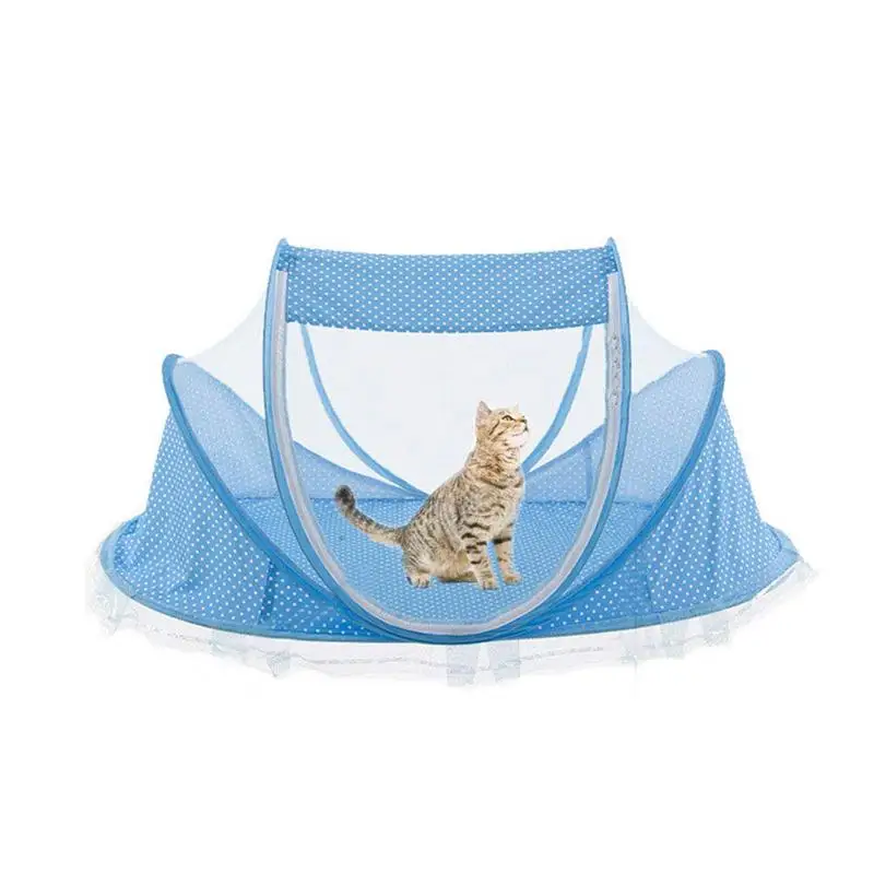 

Палатка для домашних животных, складной детский манеж для кошек, дышащая Милая пещера для собак, переносная кровать для домашних животных