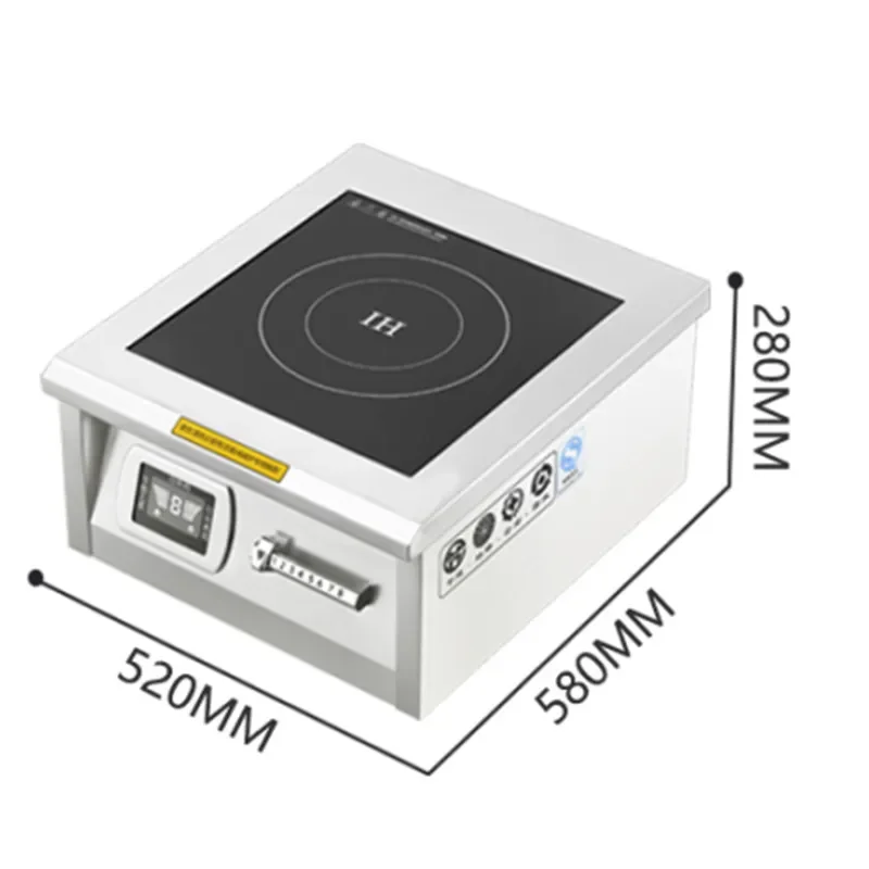 

Коммерческая индукционная плита, высокомощная индукционная плита, плоская маринованная суповая плита, столовая, ресторан, низкая суповая плита