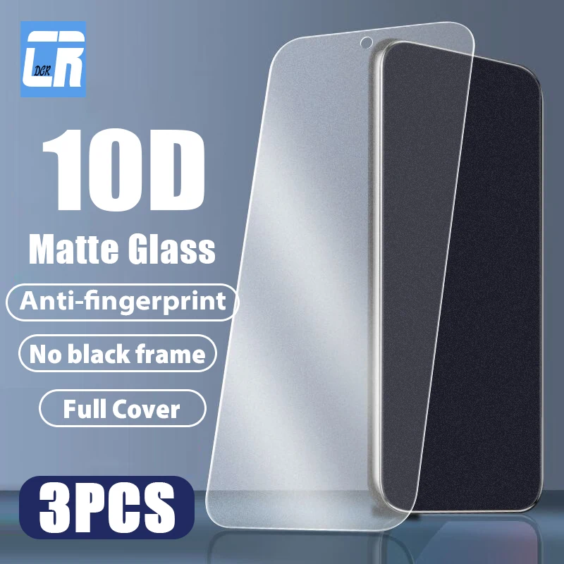 

1-3Pcs Matte Tempered Glass for Xiaomi 13 13T 12T 11T Poco M6 F5 F4 F3 X3 X4 GT Screen Protector Redmi Note 12 11 13 Pro 12R 12C