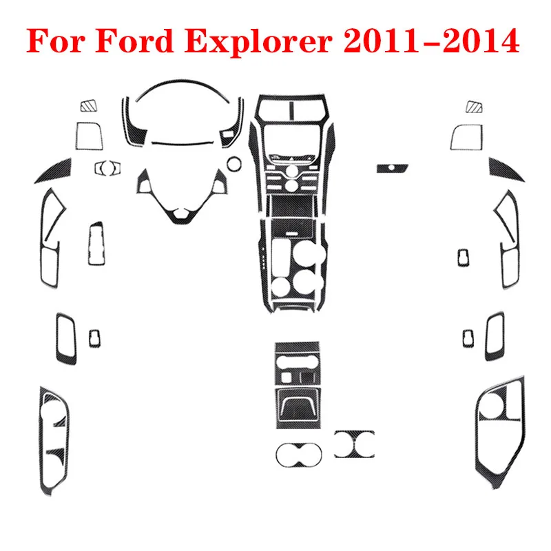 For Ford Explorer 2011-14 With MyFord Touch No Sony Audio System Carbon Fiber Black Stickers Car Interior Decorative Accessories
For Ford Explorer 2011-14 With MyFord Touch No Sony Audio System Carbon Fiber Black Stickers Car Interior Decorative Accessories