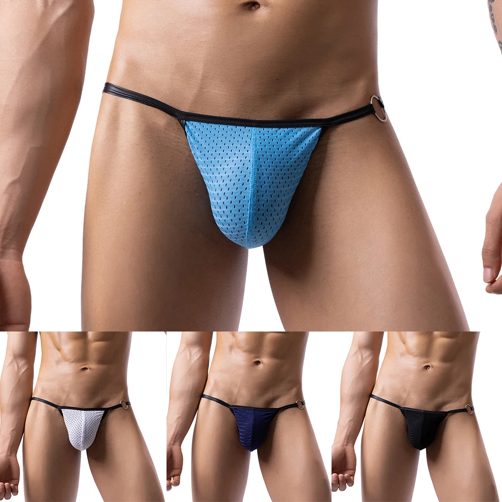 Silky Men Thong Bikini Low Rise Elastic Bulge Pouch G-String Briefs Male Mesh Beachwear Nightgown Underclothes Underwear
Silky Men Thong Bikini Low Rise Elastic Bulge Pouch G-String Briefs Male Mesh Beachwear Nightgown Underclothes Underwear