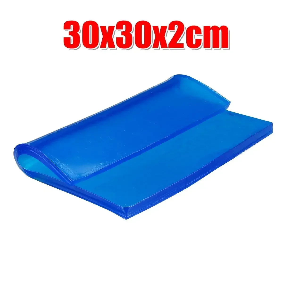 

30x30x2CM Blue DIY Modified Motorcycle Seat Cushion Gel Pad Cool Pad Shock Absorption Mat For Motorcycle Car Chair Cushion