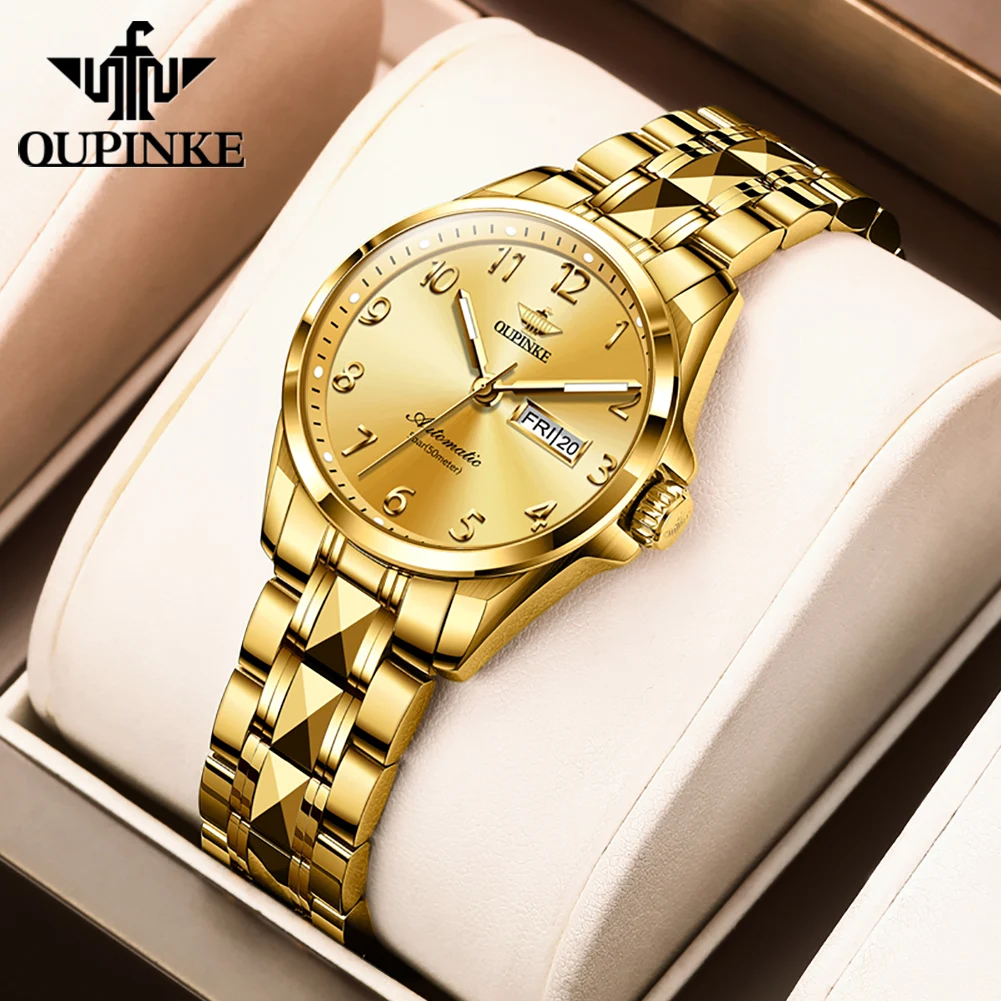 OUPINKE Women's Wrist watch Original Luxury Watches for Ladies Waterproof Tungsten Steel Woman Automatic Mechanical Wristwatch
OUPINKE Women's Wrist watch Original Luxury Watches for Ladies Waterproof Tungsten Steel Woman Automatic Mechanical Wristwatch