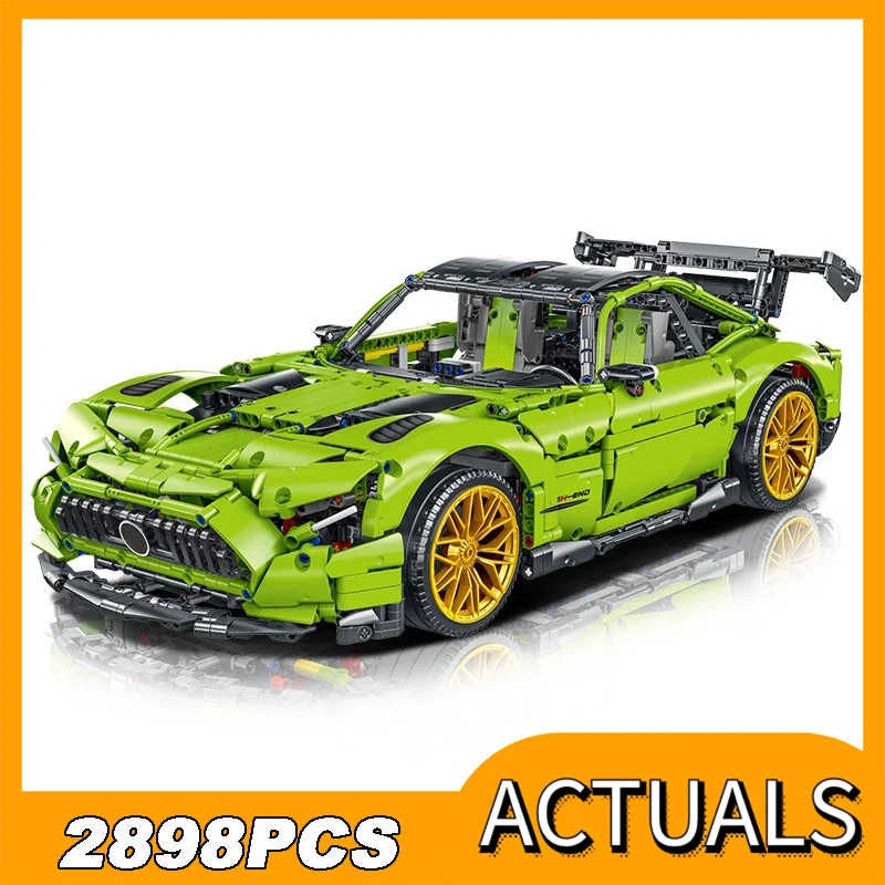 2898PCS High-Tech MOC 1:8 Green AMGED Super Racing Car Model Building Bricks Blocks Toys Kids Christmas Gifts 42115 20001
2898PCS High-Tech MOC 1:8 Green AMGED Super Racing Car Model Building Bricks Blocks Toys Kids Christmas Gifts 42115 20001