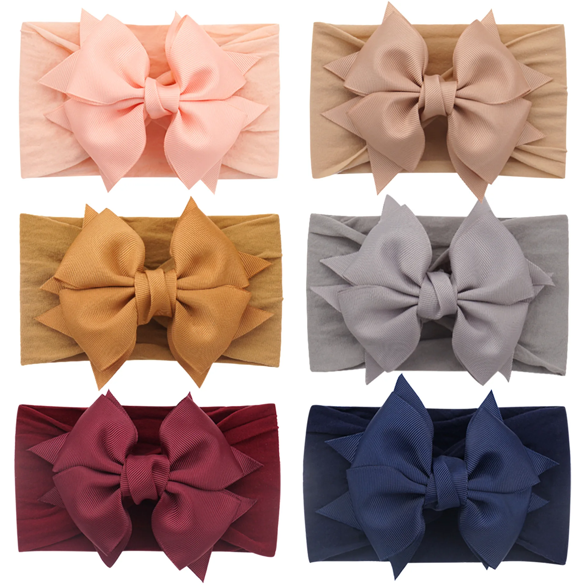 40pc/lot 4.5inch Ribbon Bow Nylon Headbands Baby Solid Ribbon Hair Bow Match Wide Nylon Headband Children Girls Hair Accessories
40pc/lot 4.5inch Ribbon Bow Nylon Headbands Baby Solid Ribbon Hair Bow Match Wide Nylon Headband Children Girls Hair Accessories