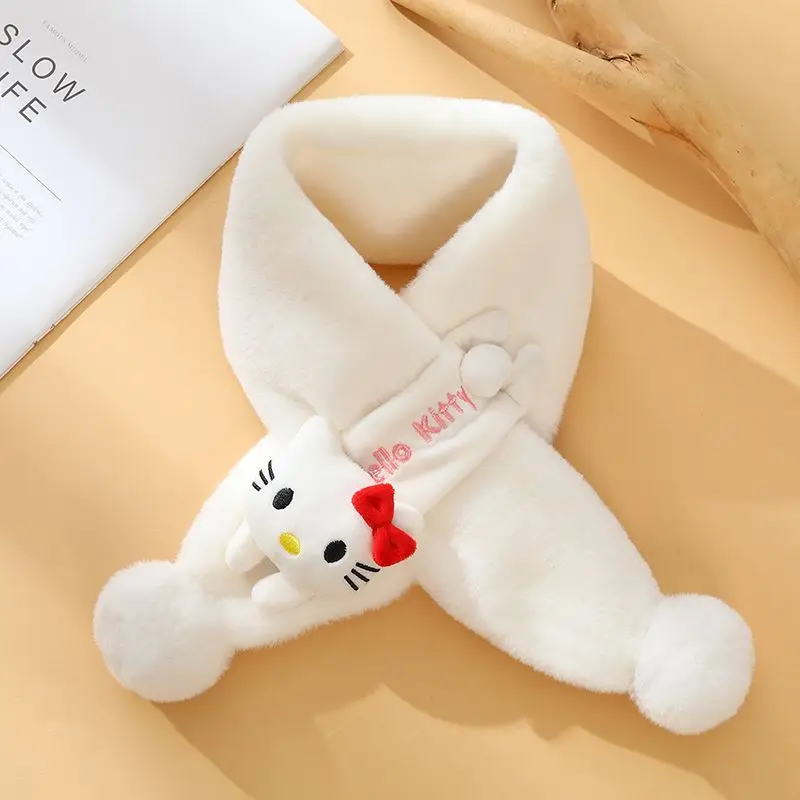 Детский шарф Sanrio Kuromi Hellokitty Mymelody Cinnamoroll, Зимний милый мультяшный Детский комплект для шеи, толстый теплый плюшевый шарф из кроличьего меха
Детский шарф Sanrio Kuromi Hellokitty Mymelody Cinnamoroll, Зимний милый мультяшный Детский комплект для шеи, толстый теплый плюшевый шарф из кроличьего меха