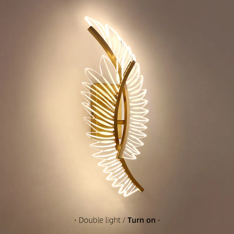 Освещение для спальни, настенные светильники для дома, гостиной, современное внутреннее настенное украшение, дизайн с золотыми крыльями, абажурное бра, светильник
Освещение для спальни, настенные светильники для дома, гостиной, современное внутреннее настенное украшение, дизайн с золотыми крыльями, абажурное бра, светильник