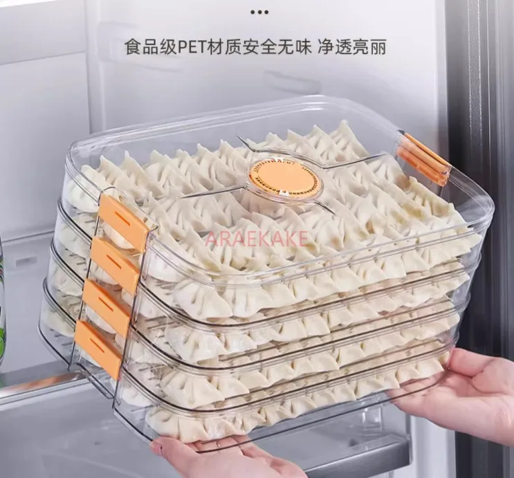 Special dumpling box for freezing, food grade preservation box, tray, frozen food, household refrigerator storage box
Special dumpling box for freezing, food grade preservation box, tray, frozen food, household refrigerator storage box