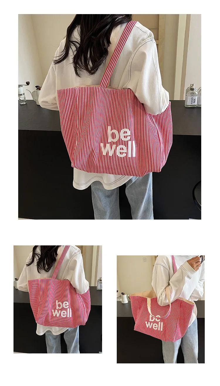 2025 New Fashion Striped Women's Shoulder Bag 8 S2507f2fa674e4fd9b78d2351f6884f67H