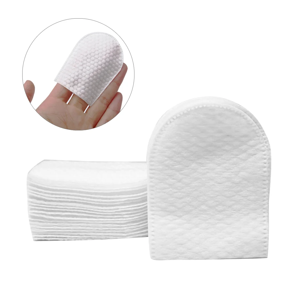 

U-shaped Pocket Cotton Pad Makeup Facial Cotton Pads Soft Cosmetic Pad with Storage Box for Face Make Up Removing