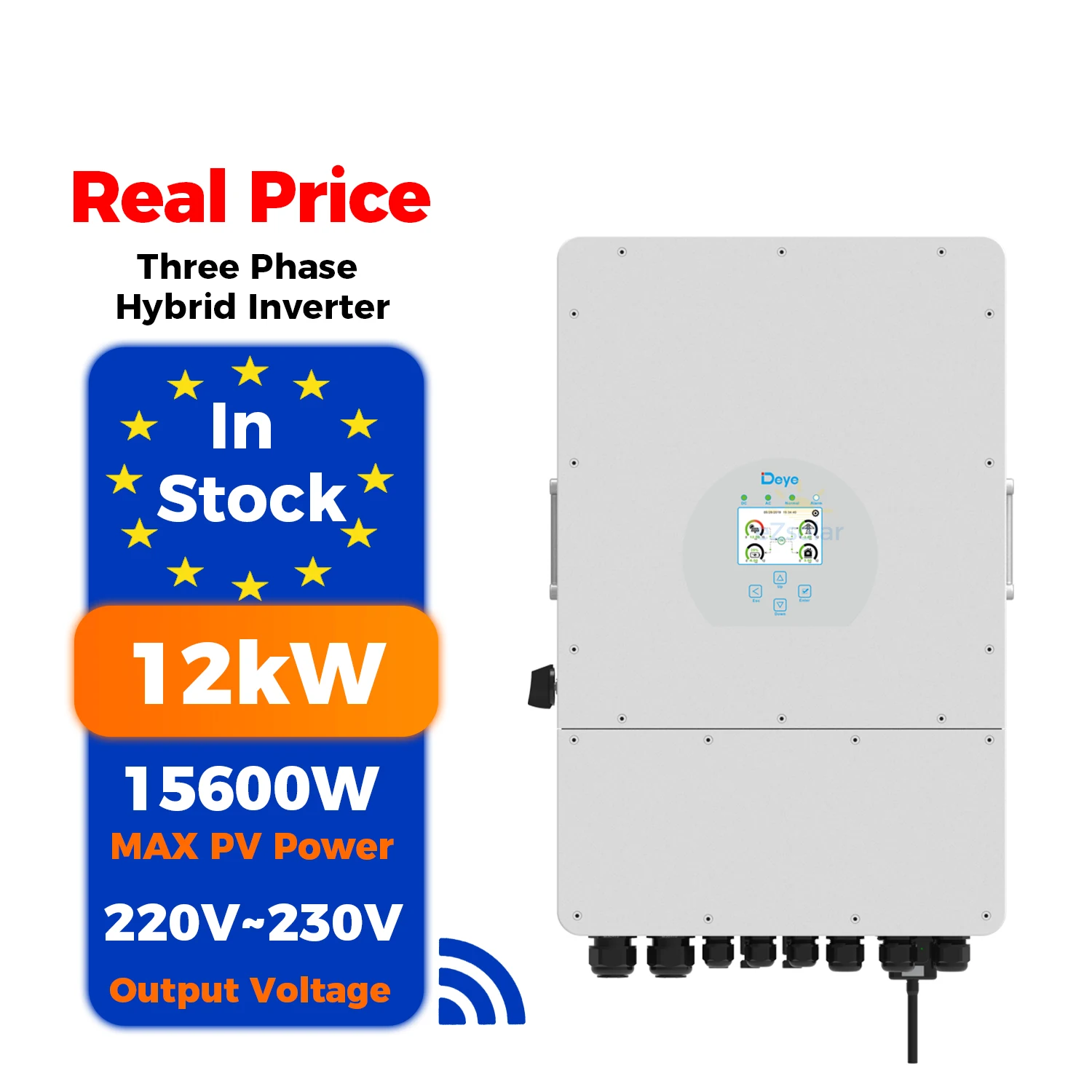

EU Warehouse Deye SUN-12K-SG04LP3-EU 3 Phase Hybrid Solar Inverter 12KW 10KW 8KW Wechselrichter solar energy system for house