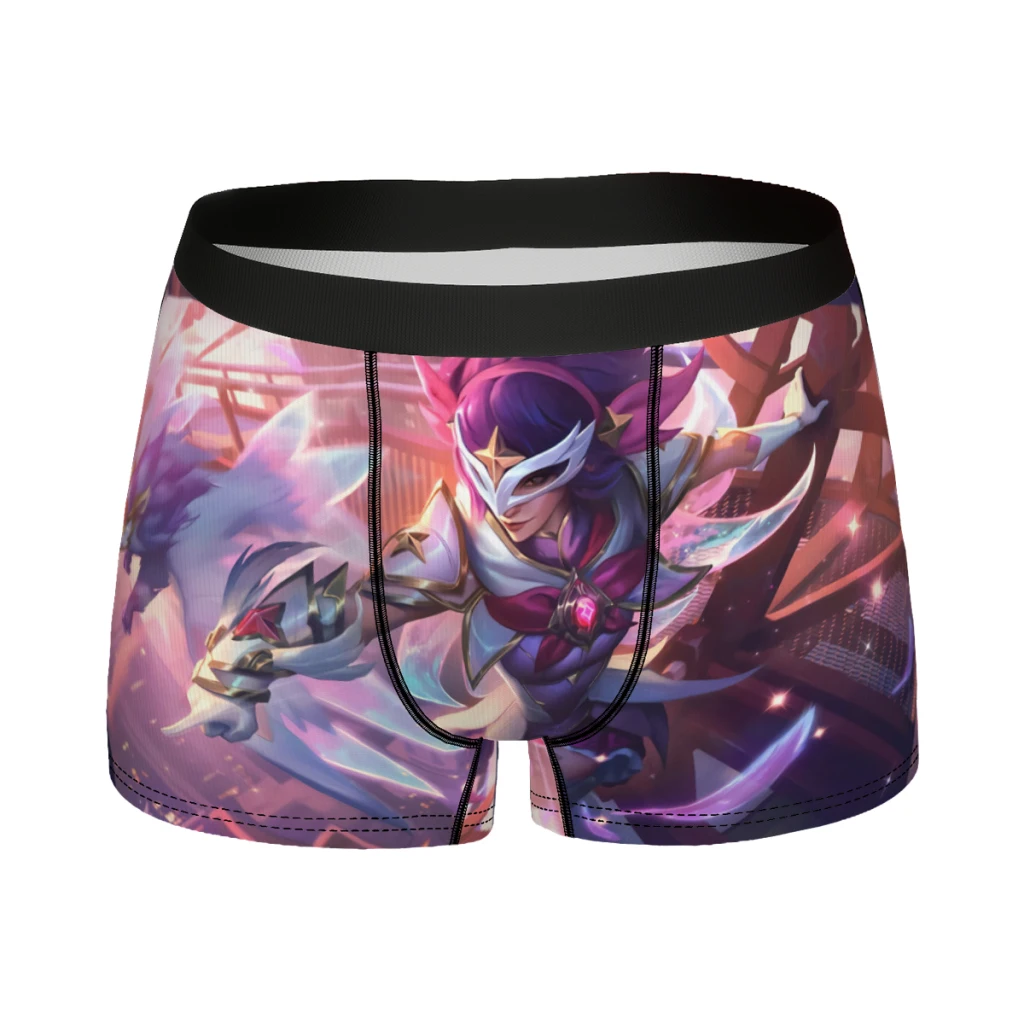 

Star Guardian Quinn Skin Splash Art LOL Underpants Homme Panties Men's Underwear Comfortable Shorts Boxer Briefs