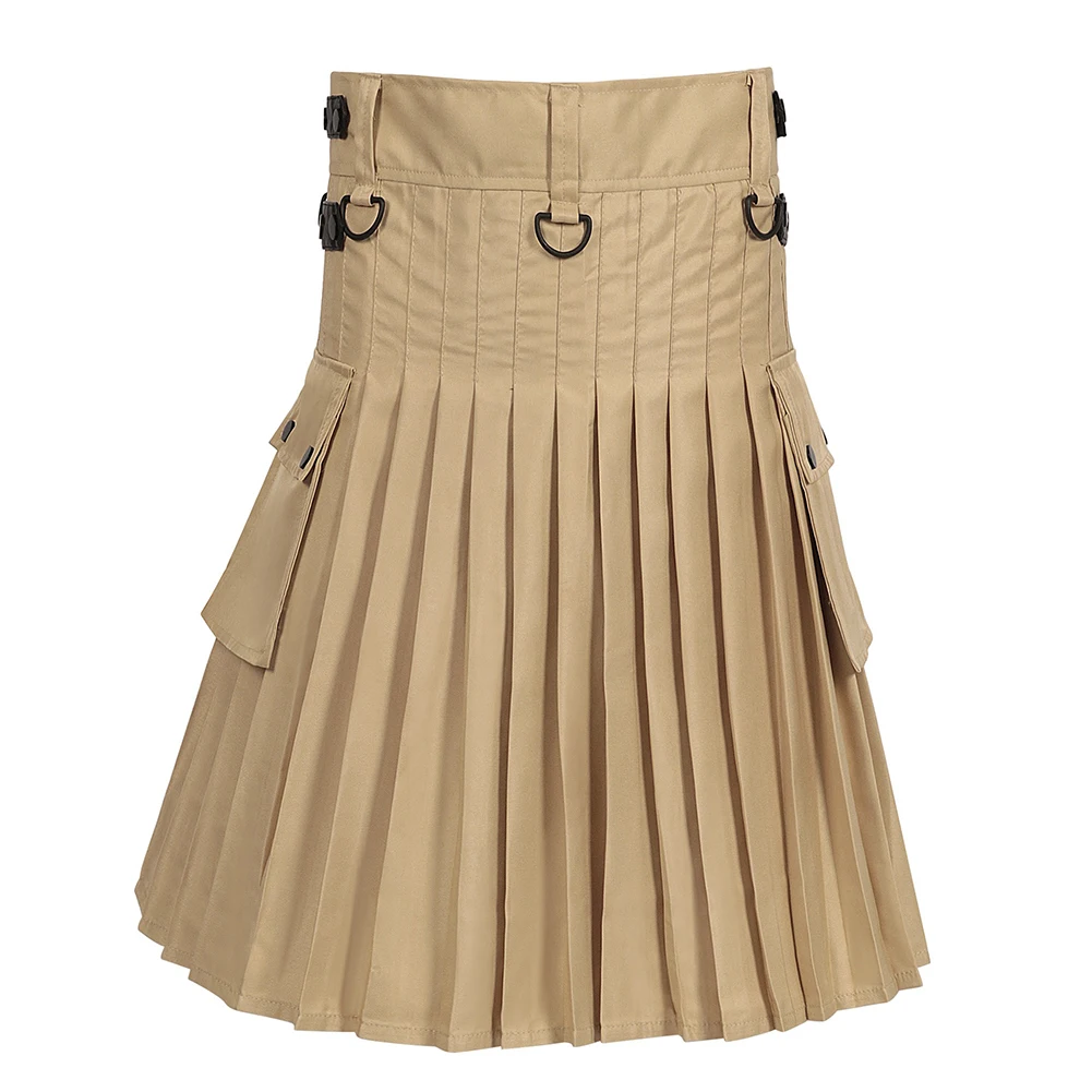 Comfort Mens Skirt Male Pleated Skirt Solid Color Solid Kendo Breathable Casual High Waist Pocket Skirts Scottish
Comfort Mens Skirt Male Pleated Skirt Solid Color Solid Kendo Breathable Casual High Waist Pocket Skirts Scottish