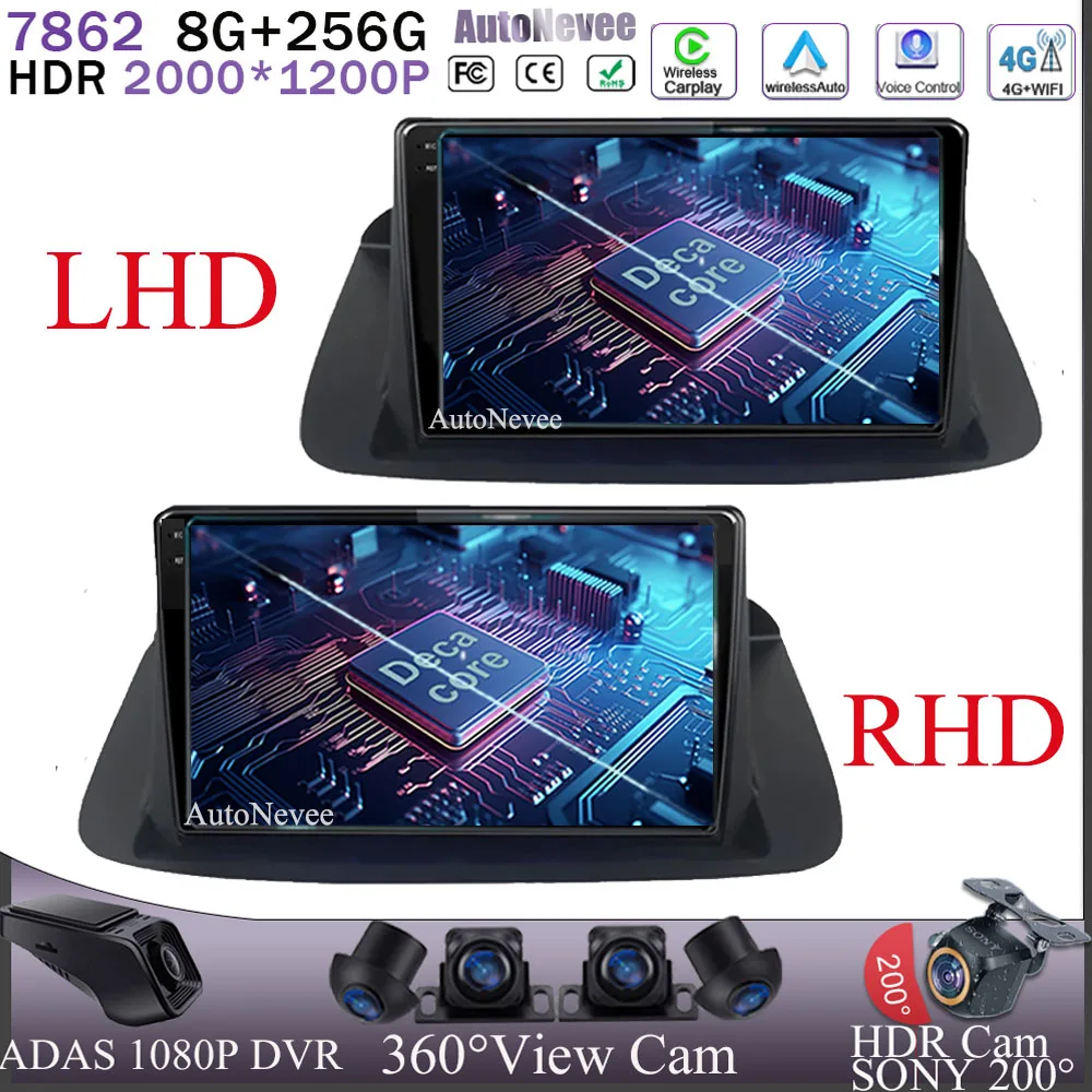 

Car Android 13 For Honda Accord 8 Spirior LHD RHD 2008 - 2013 Multimedia Player High-Performance CPU 5G WIFI HDR QLED Screen GPS