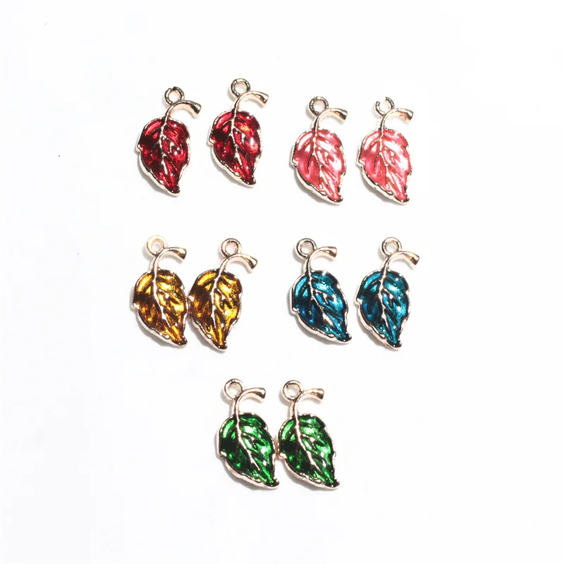 10pcs New Enamel Tree Leaf Charms for Jewelry Findings DIY Mini Colorful Charms Necklaces Pendants Earrings Making
10pcs New Enamel Tree Leaf Charms for Jewelry Findings DIY Mini Colorful Charms Necklaces Pendants Earrings Making