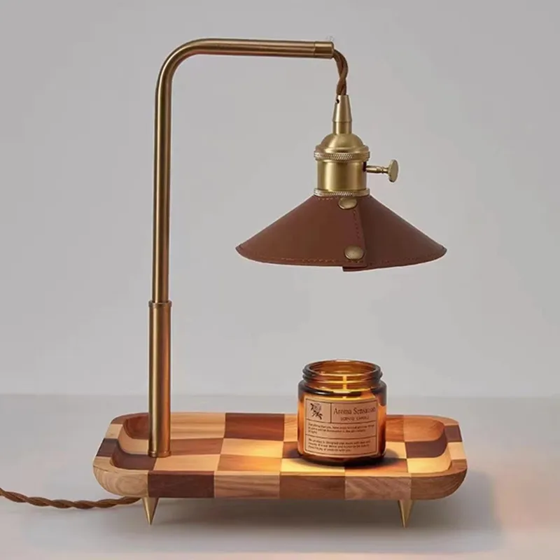 

Aromatherapy Melting Wax Lamp Ins Fragrance Expanding Gift Table Lamp Smokeless Temperature Regulating American Retro Night Lamp