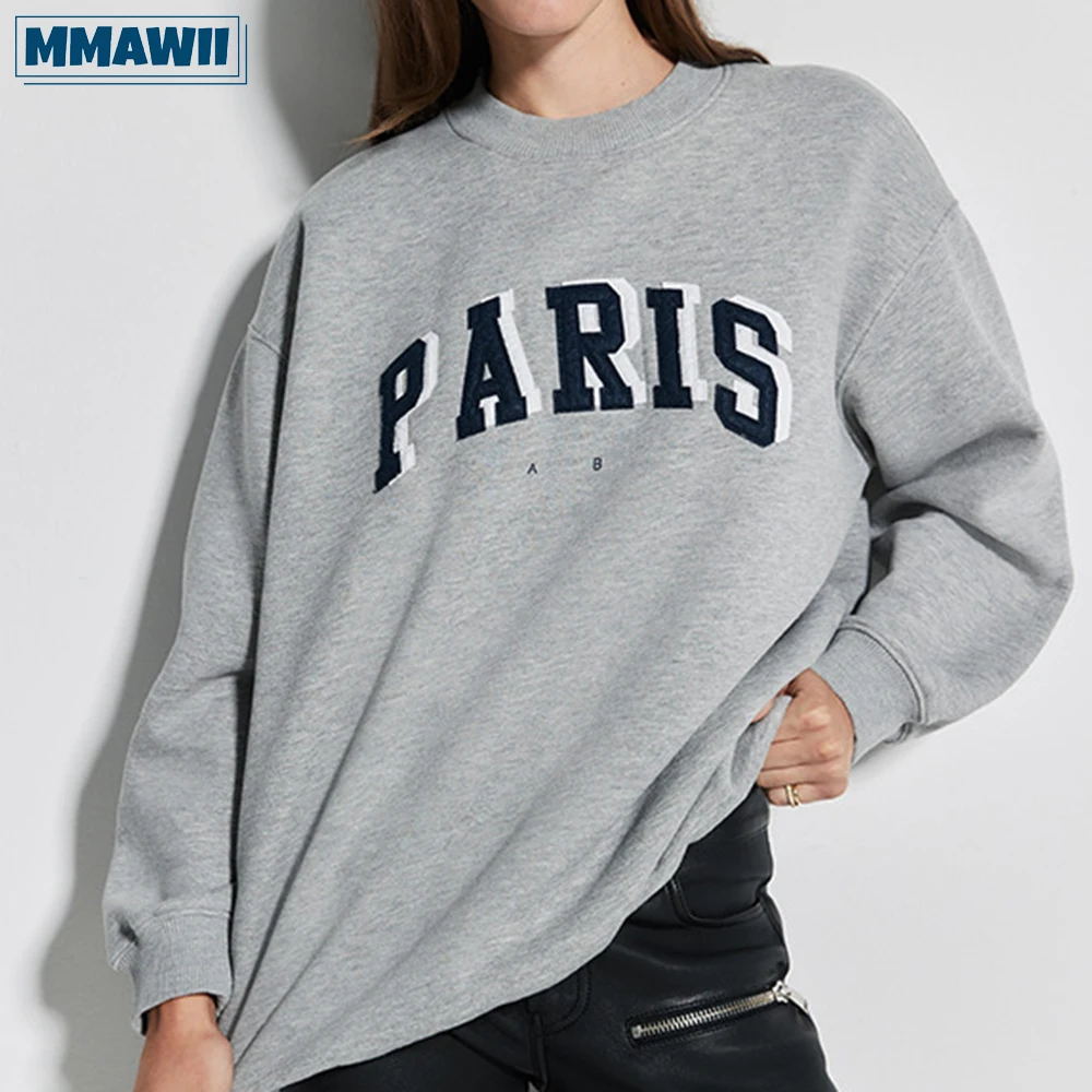 MMAWII Casual Letter Patchwork Embroidery Oversize Women Sweatshirt 2023 New Loose Fashion Female Streetwear Tops
MMAWII Casual Letter Patchwork Embroidery Oversize Women Sweatshirt 2023 New Loose Fashion Female Streetwear Tops