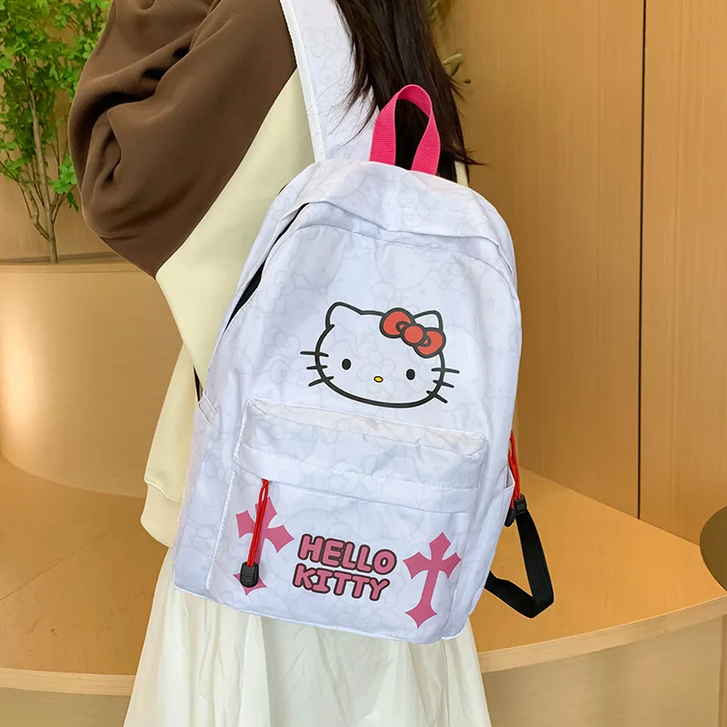 Новый модный рюкзак Hello Kitty, милый рюкзак на плечо Sanrio, школьный рюкзак для студентов, детский подарок
Новый модный рюкзак Hello Kitty, милый рюкзак на плечо Sanrio, школьный рюкзак для студентов, детский подарок