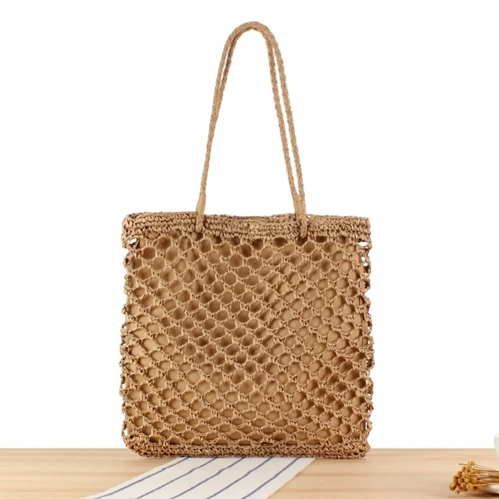 

Lagre-capacity Weave Straw Tote Bag New Handmade Texture Braid Shoulder Bags Versatile Designer Advanced Beach Bags