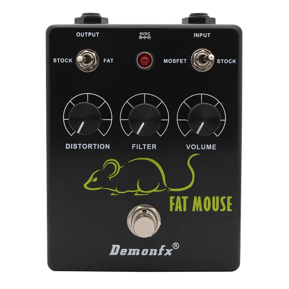 

NEW Demonfx FAT MOUSE Guitar Effect Pedal FUZZ Distortion With True Bypass