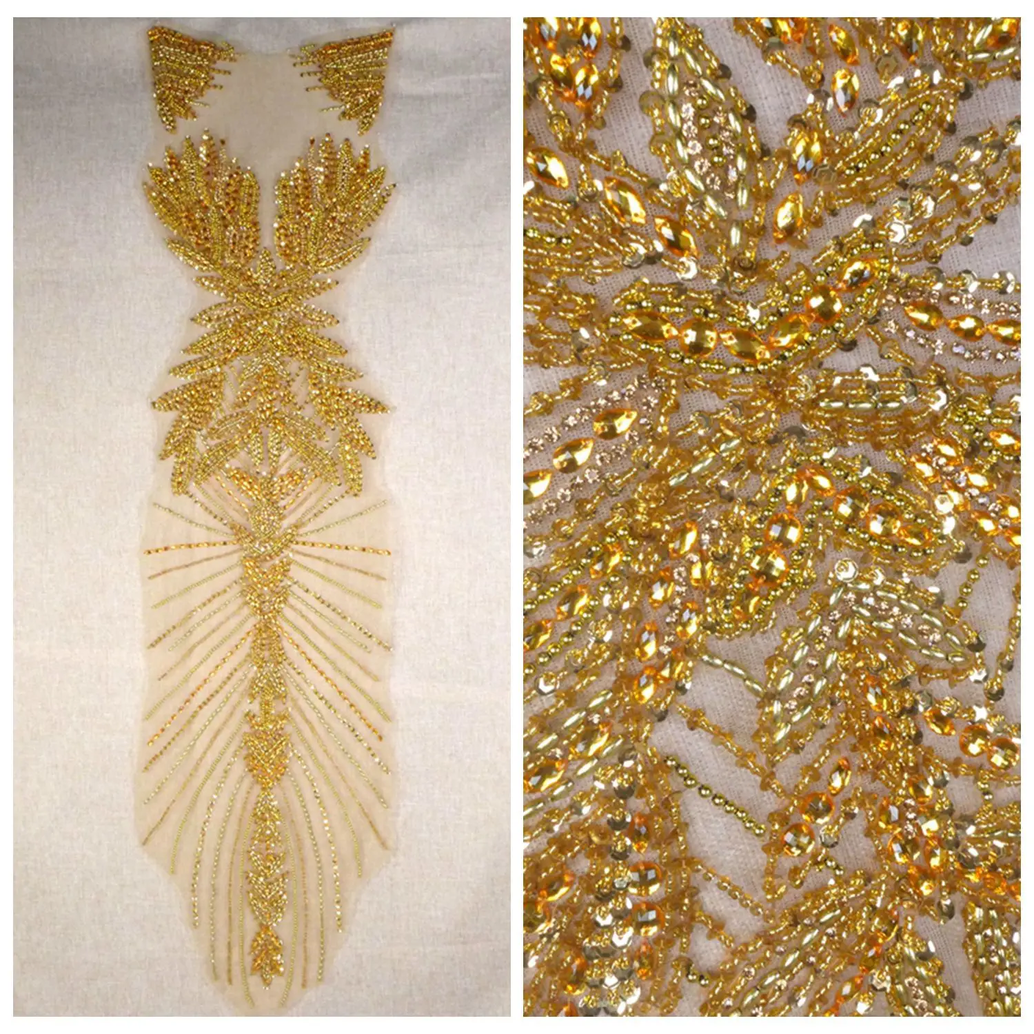 La Belleza handmade crystal embroidery decal patch luxury rhinestone bead sequin decal sewing dress wedding dress accessories
La Belleza handmade crystal embroidery decal patch luxury rhinestone bead sequin decal sewing dress wedding dress accessories