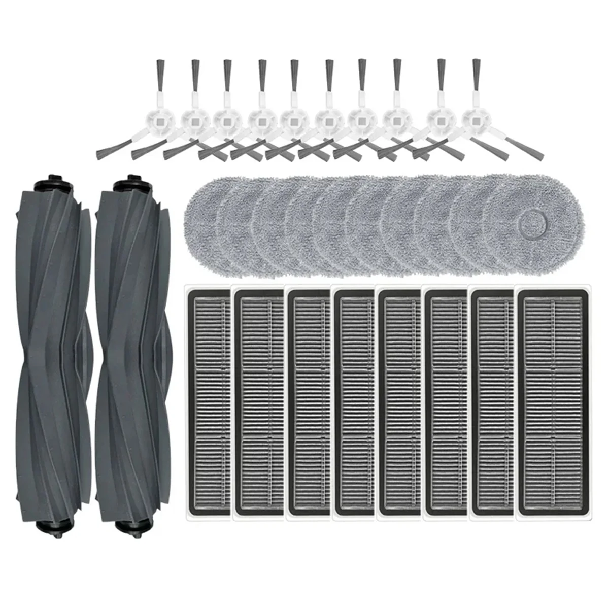 Запчасти для робота Dreame Bot L10 Prime / L10S Pro, основная боковая щетка, фильтр НЕРА, насадка на швабру, сменные детали
Запчасти для робота Dreame Bot L10 Prime / L10S Pro, основная боковая щетка, фильтр НЕРА, насадка на швабру, сменные детали